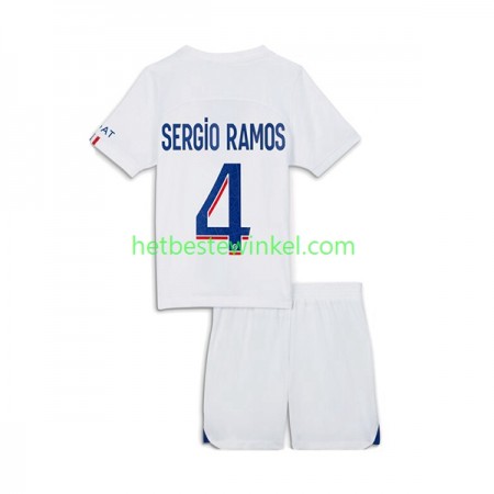 Paris Saint Germain Sergio Ramos 4 Voetbalshirts Kind Third 2022-23(+ Korte broeken)
